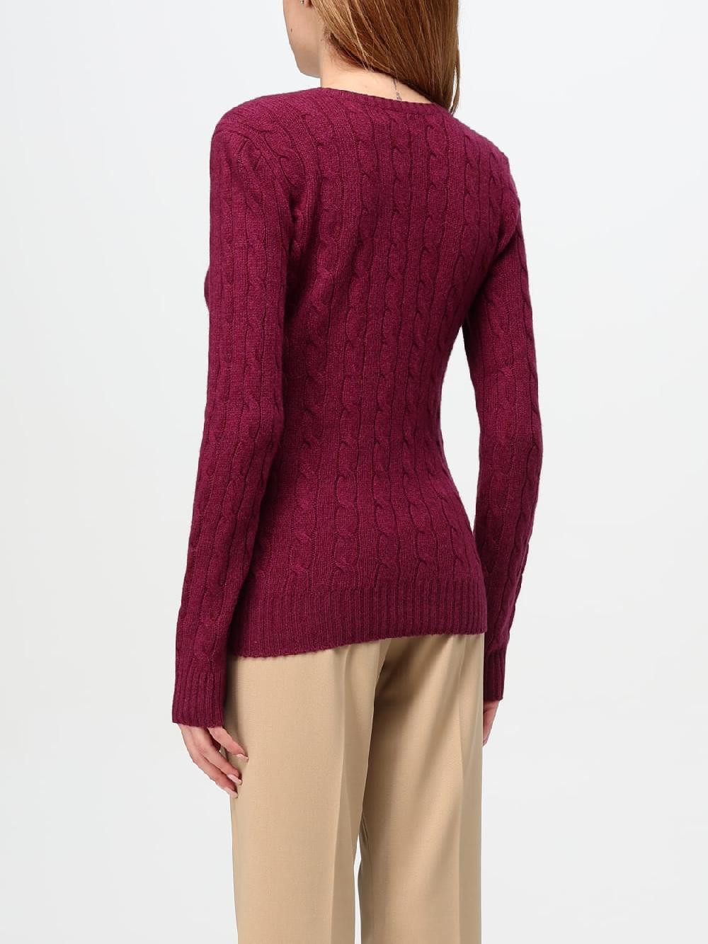 Giglio Maglione Polo Ralph Lauren in lana e cashmere con lavorazione intrecciata Consegna Veloce