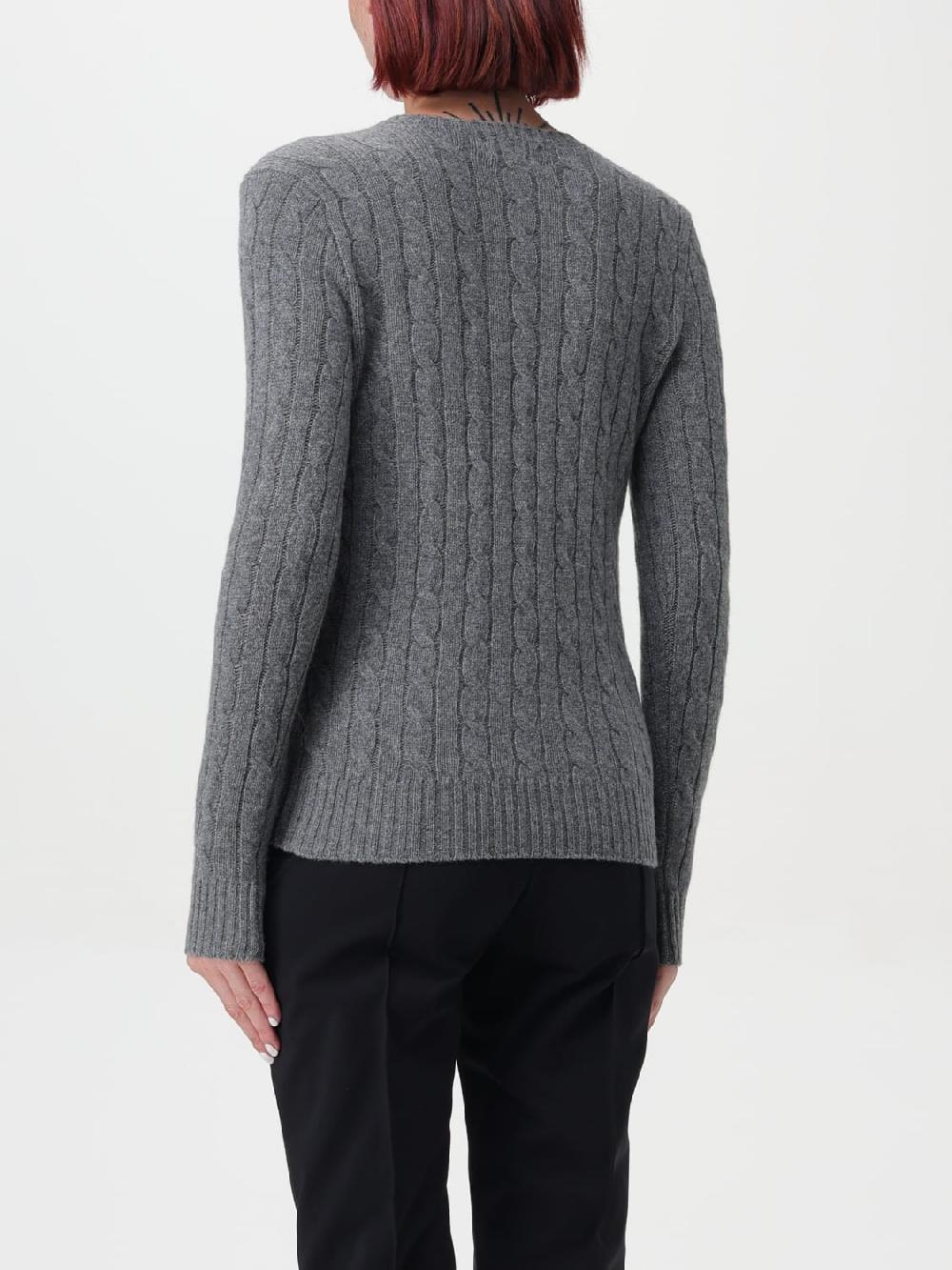 Giglio Maglia Polo Ralph Lauren in lana con lavorazione intrecciata Shopping Online