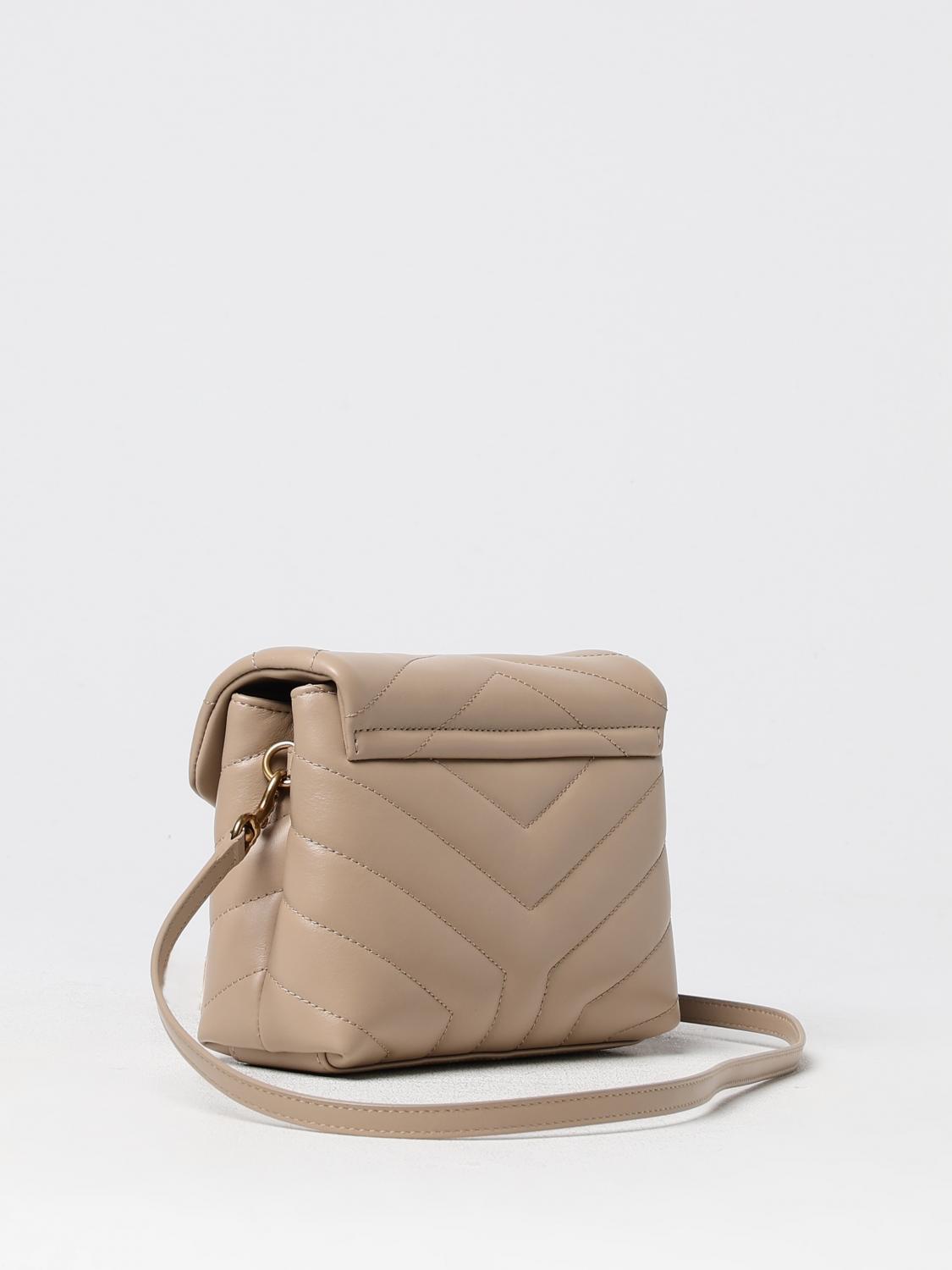 Giglio Borsa Loulou Toy Saint Laurent in pelle chevron 2025