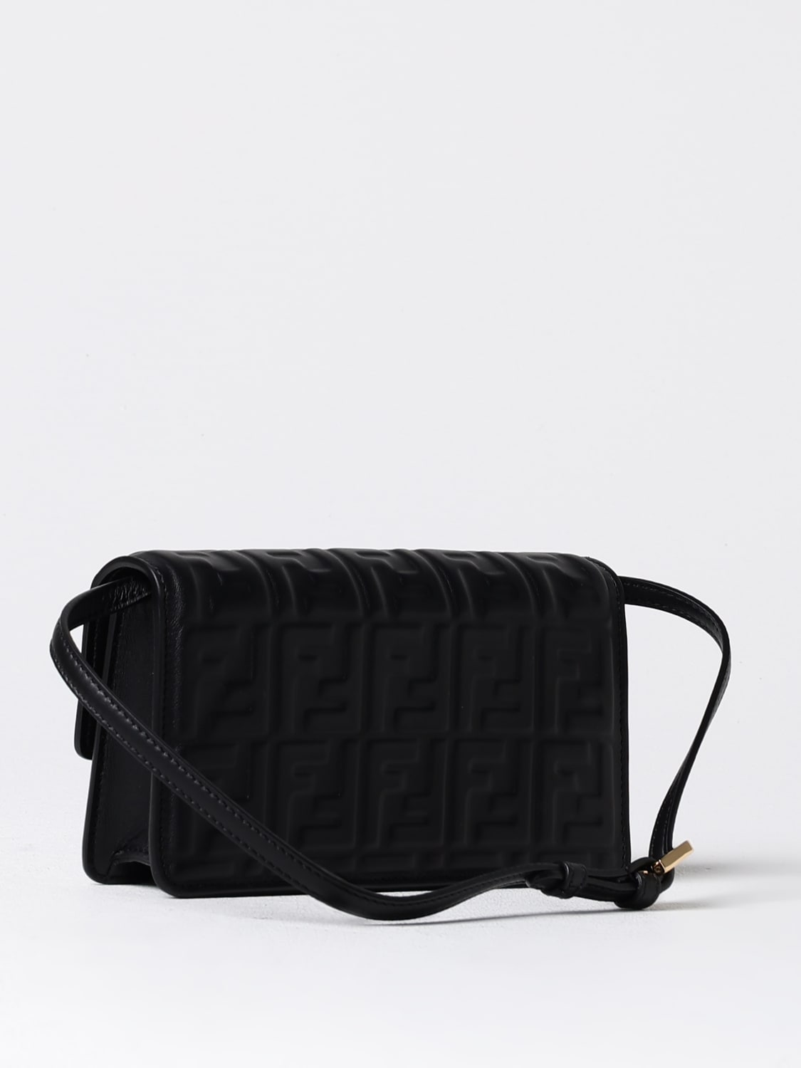 Giglio Borsa wallet Fendi in nappa con monogram FF all over Soddisfazione Garantita
