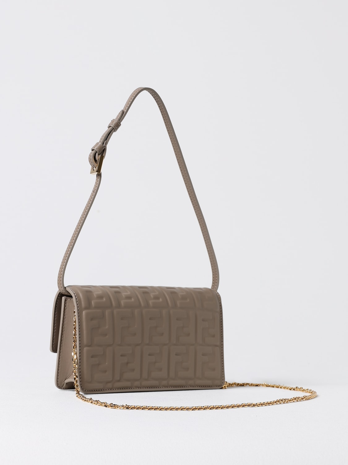 Giglio Borsa wallet Fendi in nappa con monogram FF all over Negozi Online