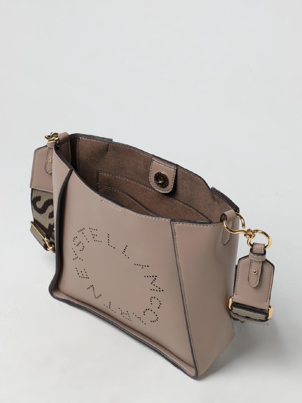 Giglio Borsa a tracolla con logo circolare Stella McCartney Presa