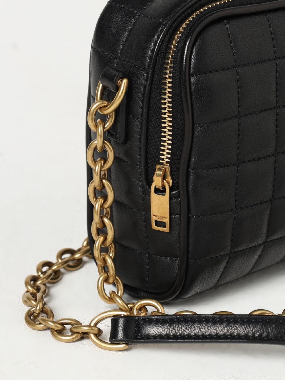 Giglio Borsa Cassandre Saint Laurent in nappa trapuntata Vendita Calda