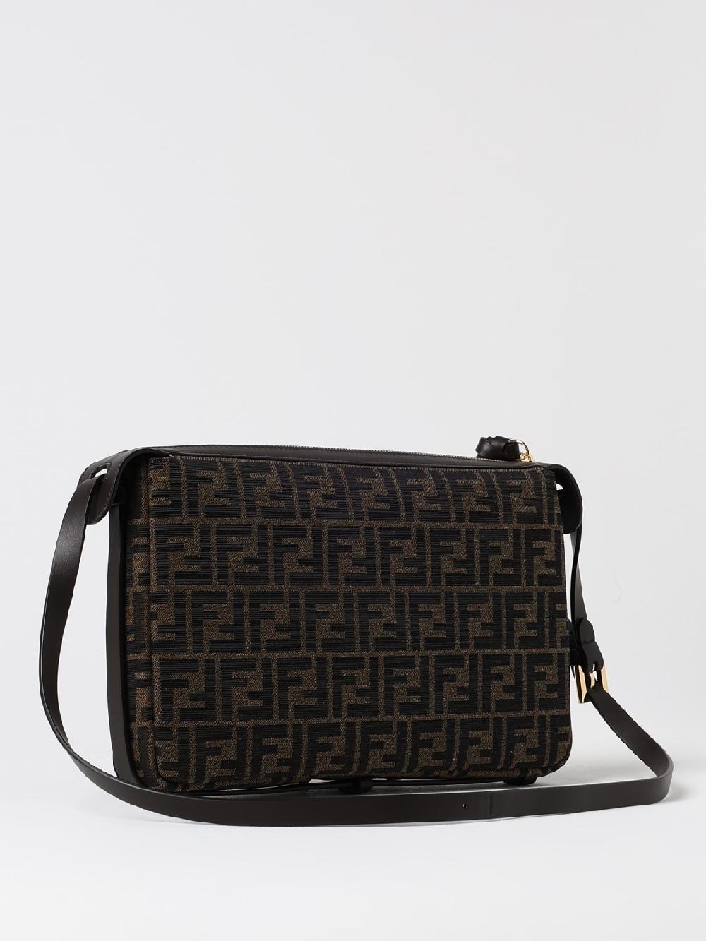 Giglio Borsa Simply Fendi in tessuto con monogram FF jacquard Vendita Economica