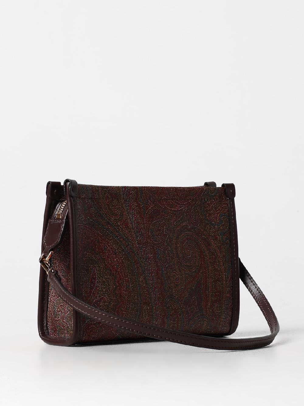 Giglio Borsa Etro in cotone spalmato con Paisley all over Italia