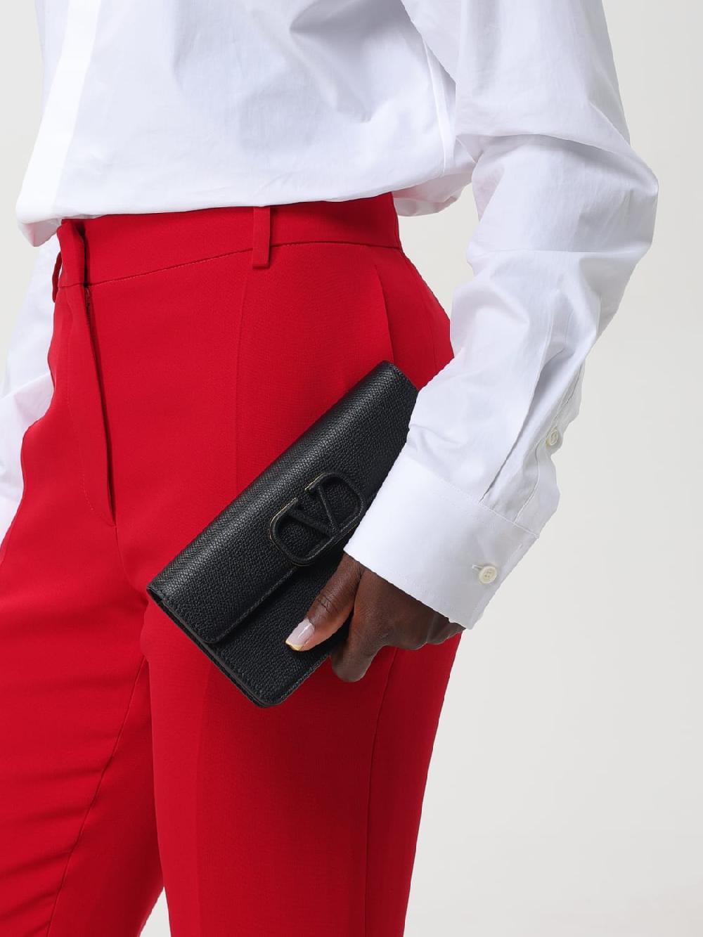 Giglio Borsa wallet Locò Valentino Garavani in pelle a grana Qualità