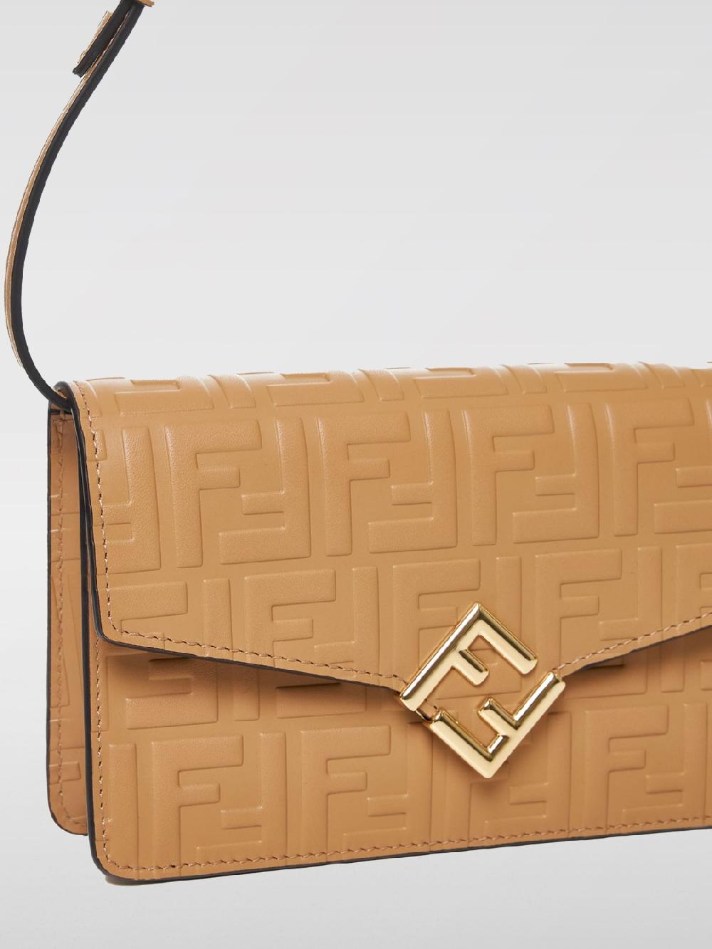 Giglio Borsa wallet FF Fendi in pelle Spedizione Gratuita