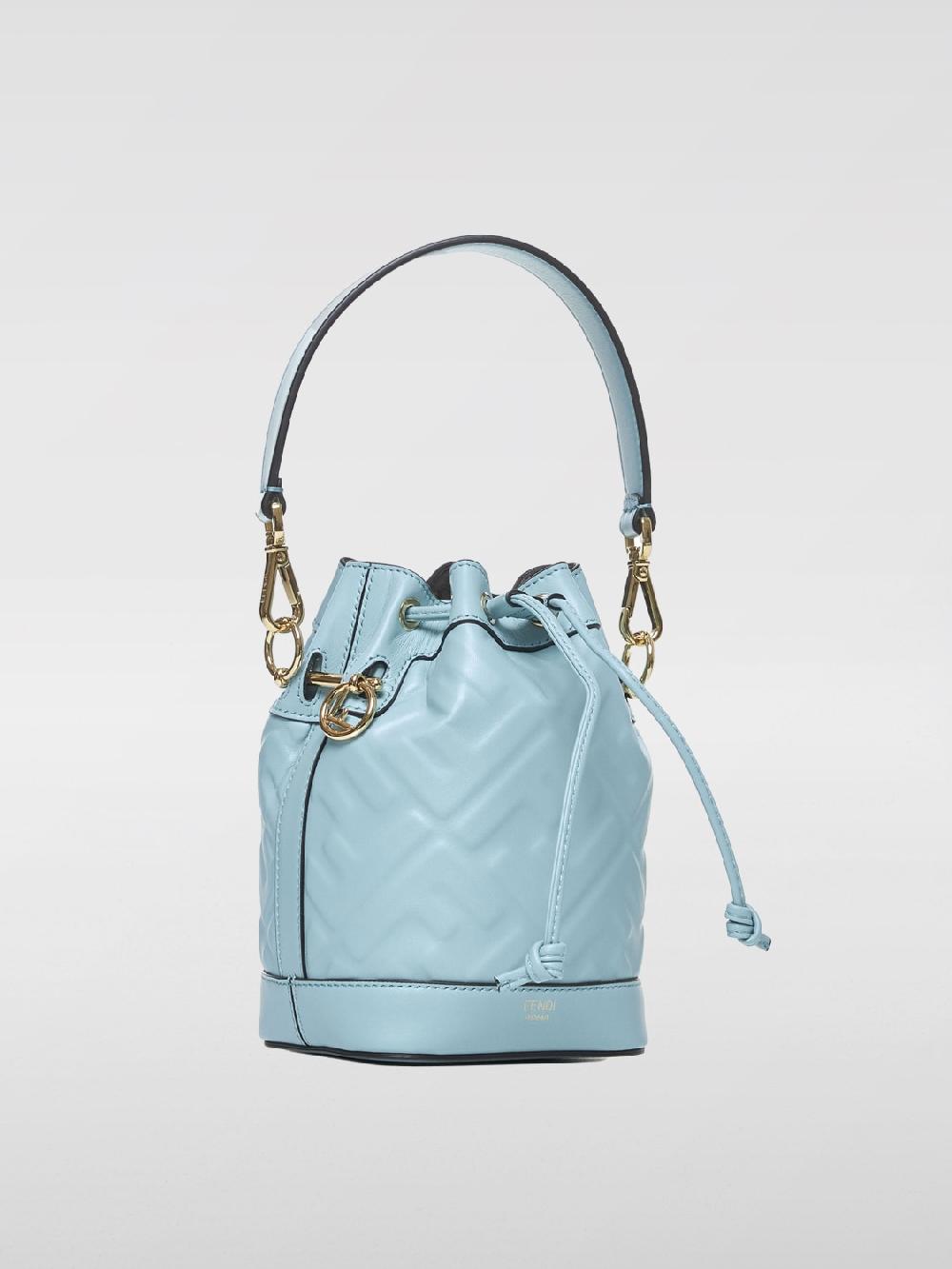 Giglio Borsa Mon Tresor Fendi in pelle con monogram FF all over Offerta