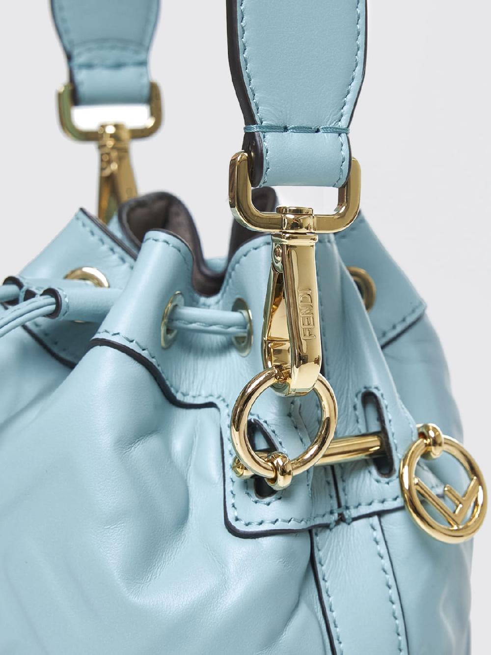 Giglio Borsa Mon Tresor Fendi in pelle con monogram FF all over Offerta