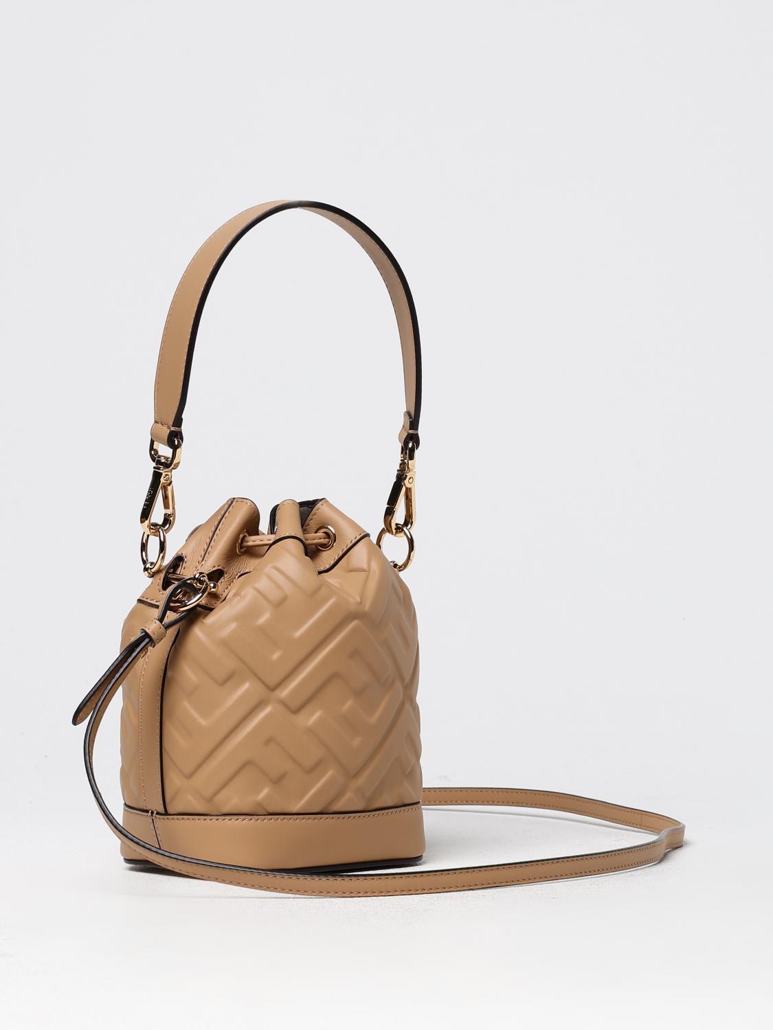 Giglio Borsa Mon Tresor Fendi in pelle con monogram FF all over Economico