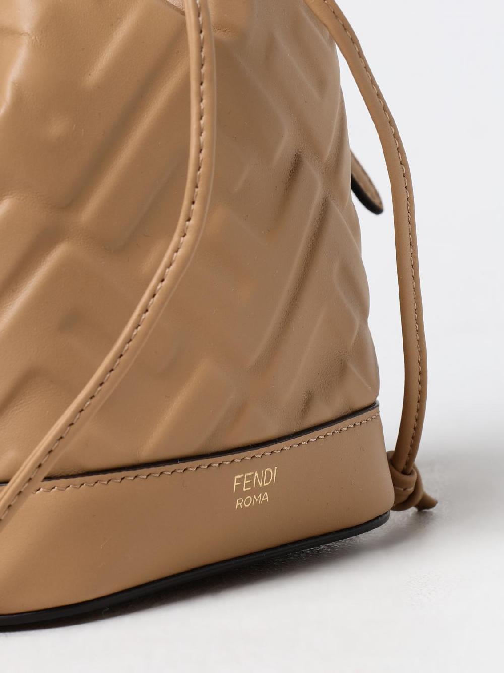 Giglio Borsa Mon Tresor Fendi in pelle con monogram FF all over Economico