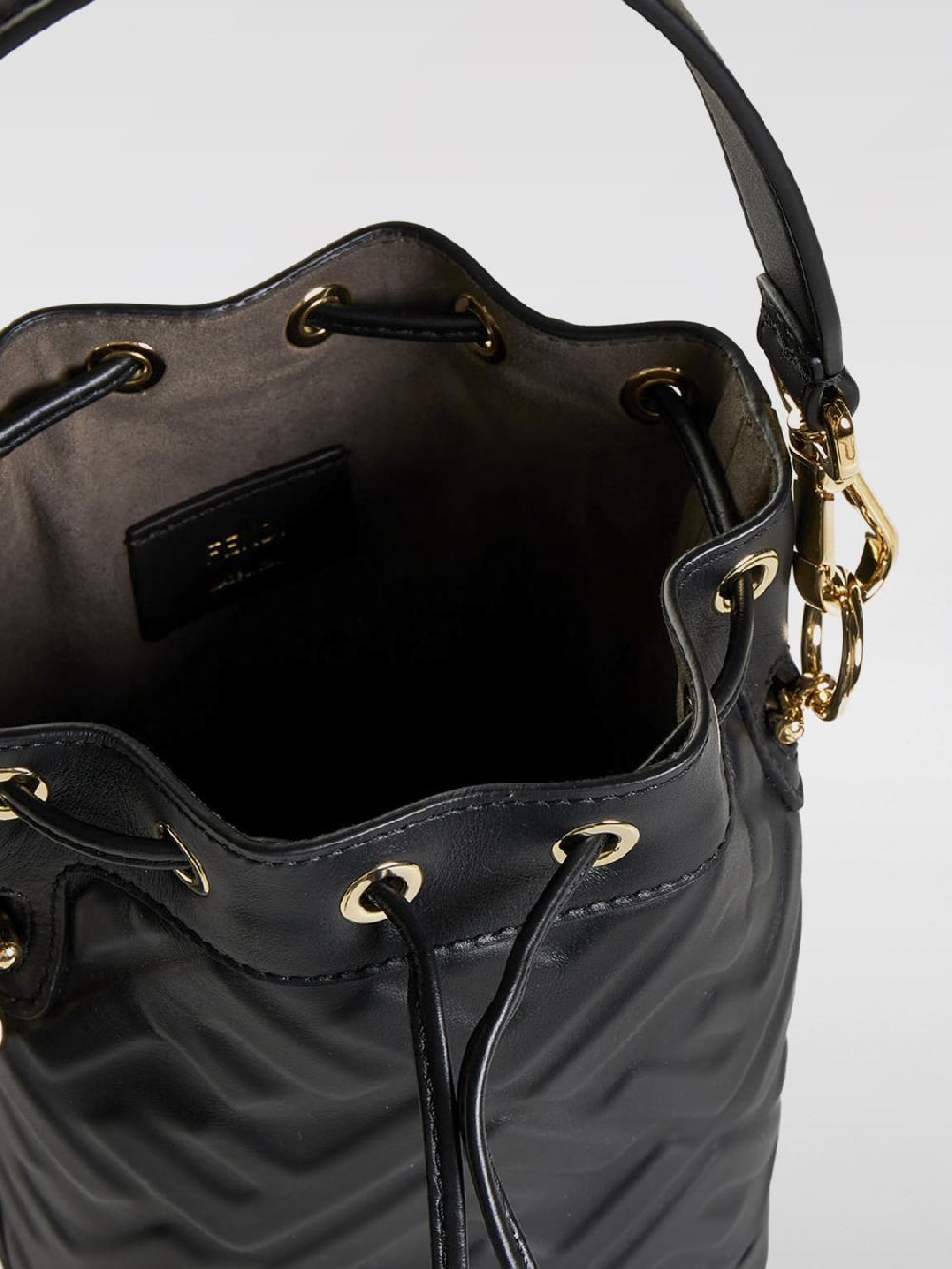 Giglio Borsa Mon Tresor Fendi in pelle con monogram FF all over Outlet