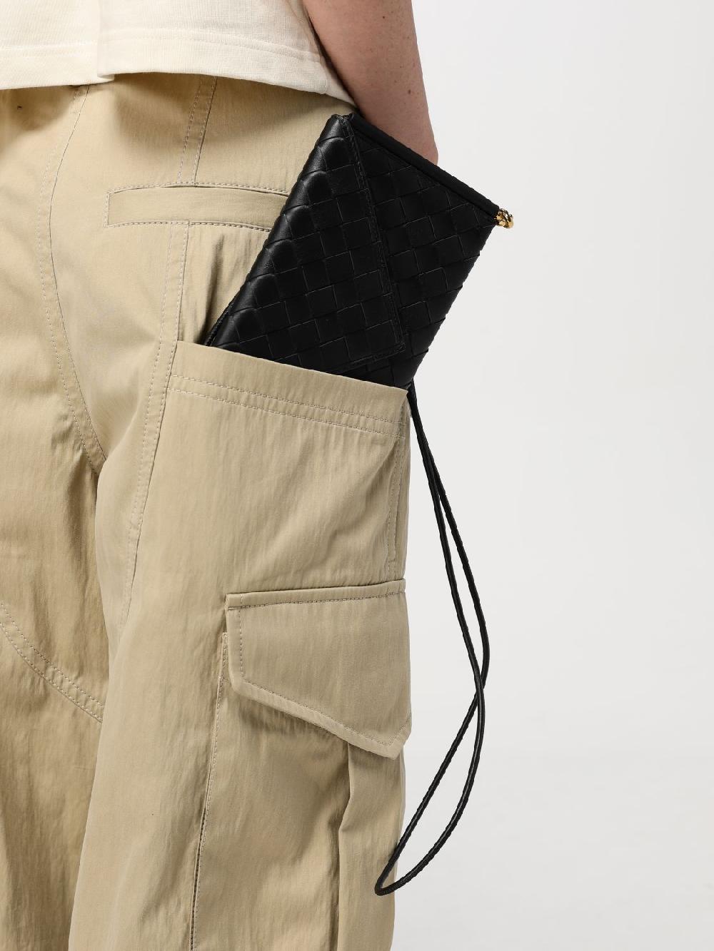 Giglio Borsa Solstice Bottega Veneta in nappa intrecciata In Vendita