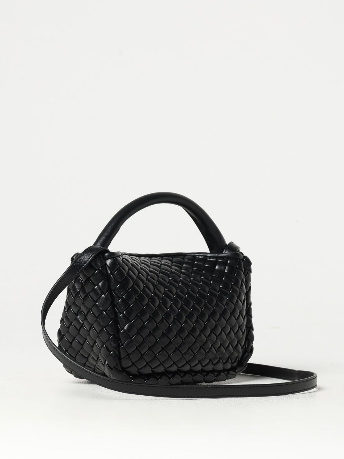 Giglio Borsa Mini Koble Bottega Veneta in nappa intrecciata Saldi Di Fabbrica