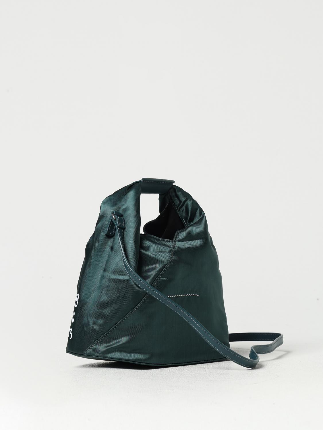 Giglio Borsa Japanese MM6 Maison Margiela in viscosa e pelle con stampa logo I Più Venduti
