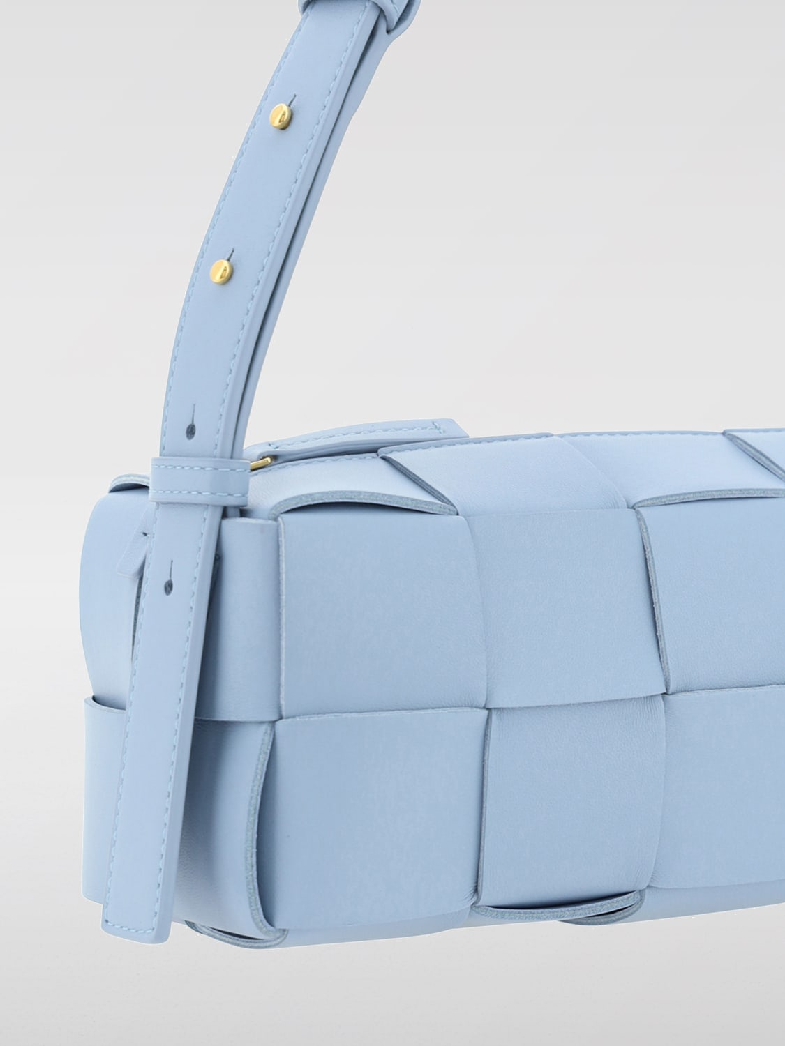 Giglio Borsa Brick Cassette Bottega Veneta in pelle intrecciata Vendite Flash