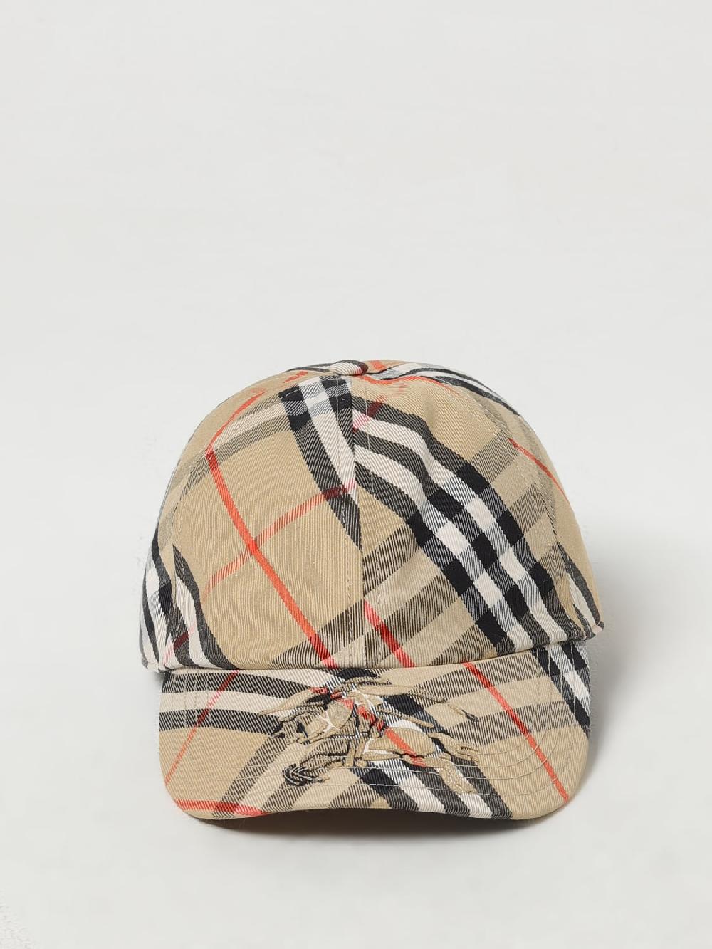 Giglio Cappello Vintage Check Burberry in cotone jacquard Consegna Veloce