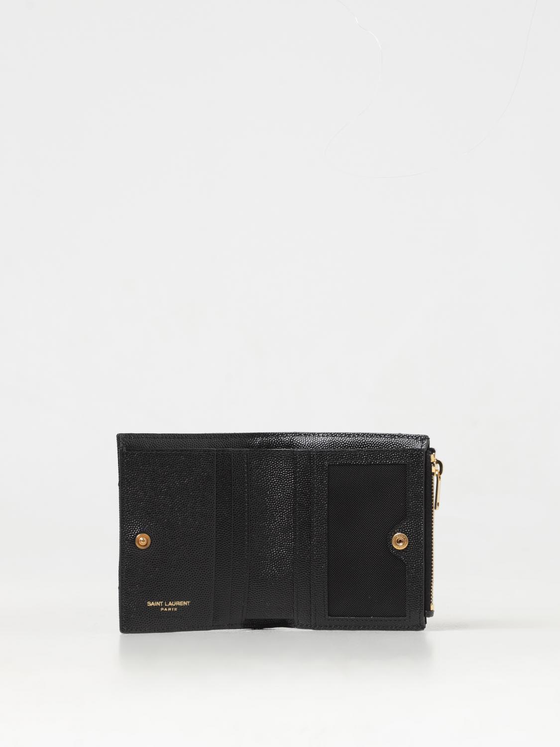 Giglio Portafoglio Saint Laurent in pelle grain de poudre Fino Al -60%