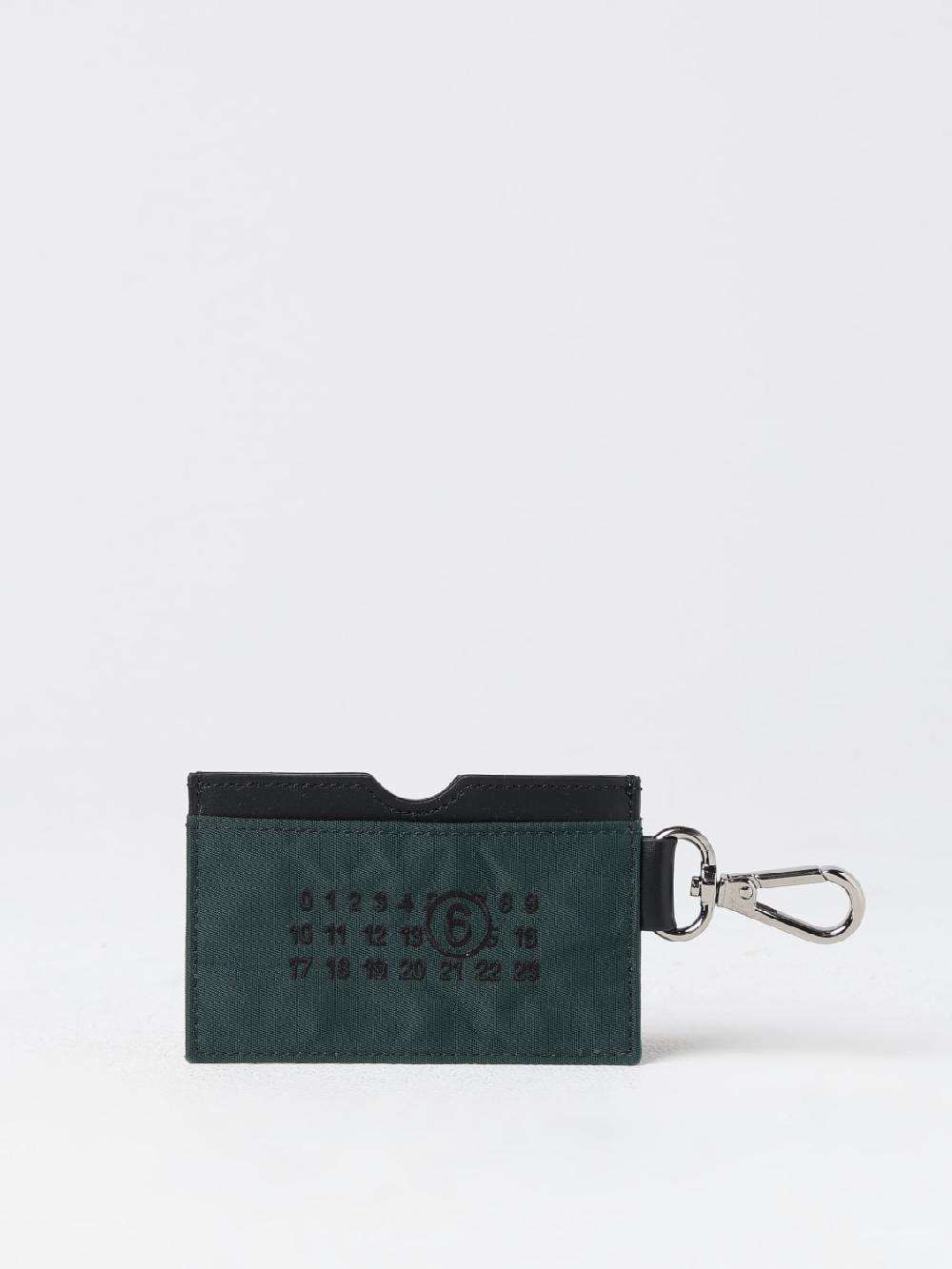 Giglio Portacarte di credito Numeric MM6 Maison Margiela in pelle e nylon