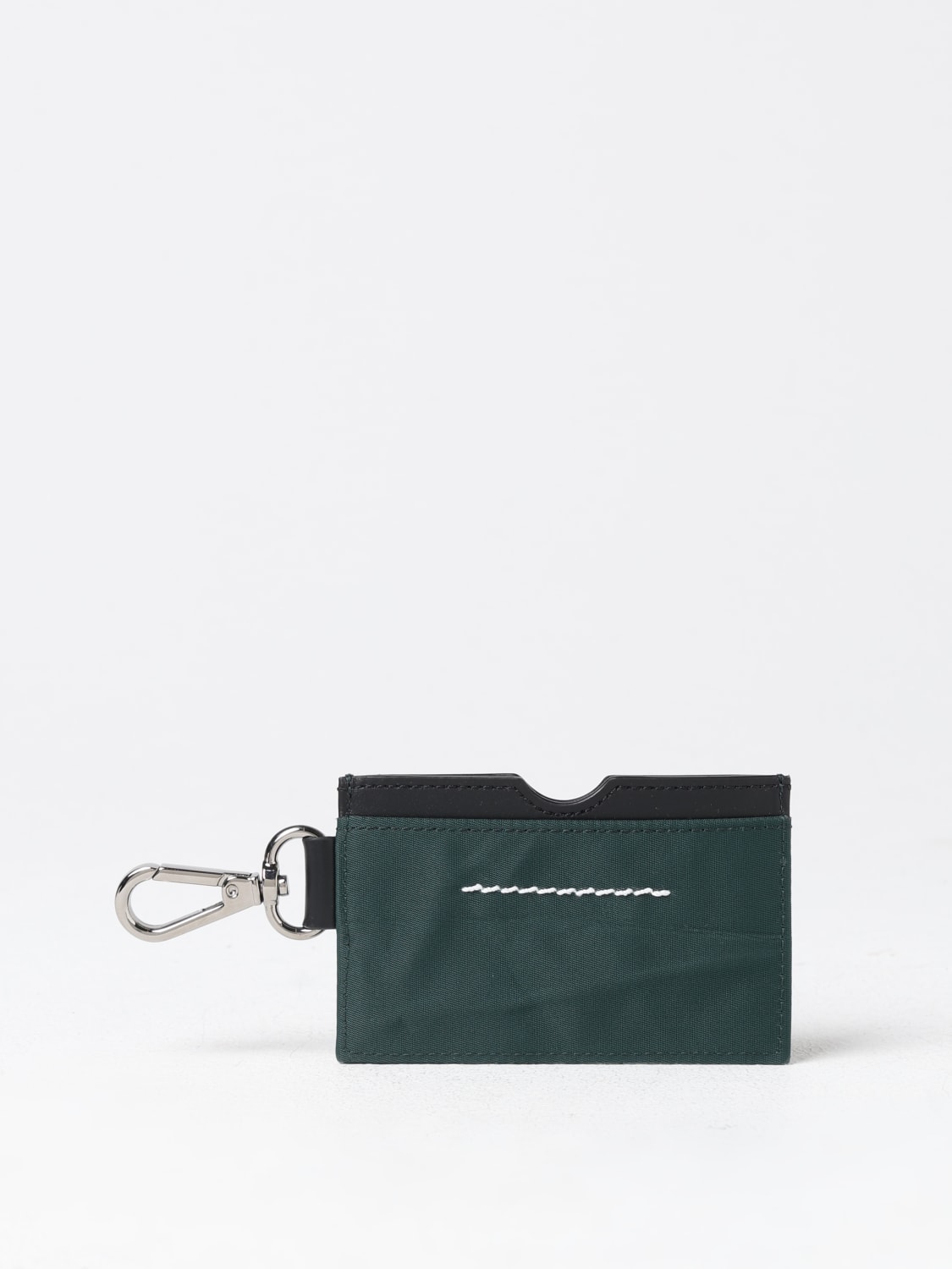 Giglio Portacarte di credito Numeric MM6 Maison Margiela in pelle e nylon Prezzo Ridotto