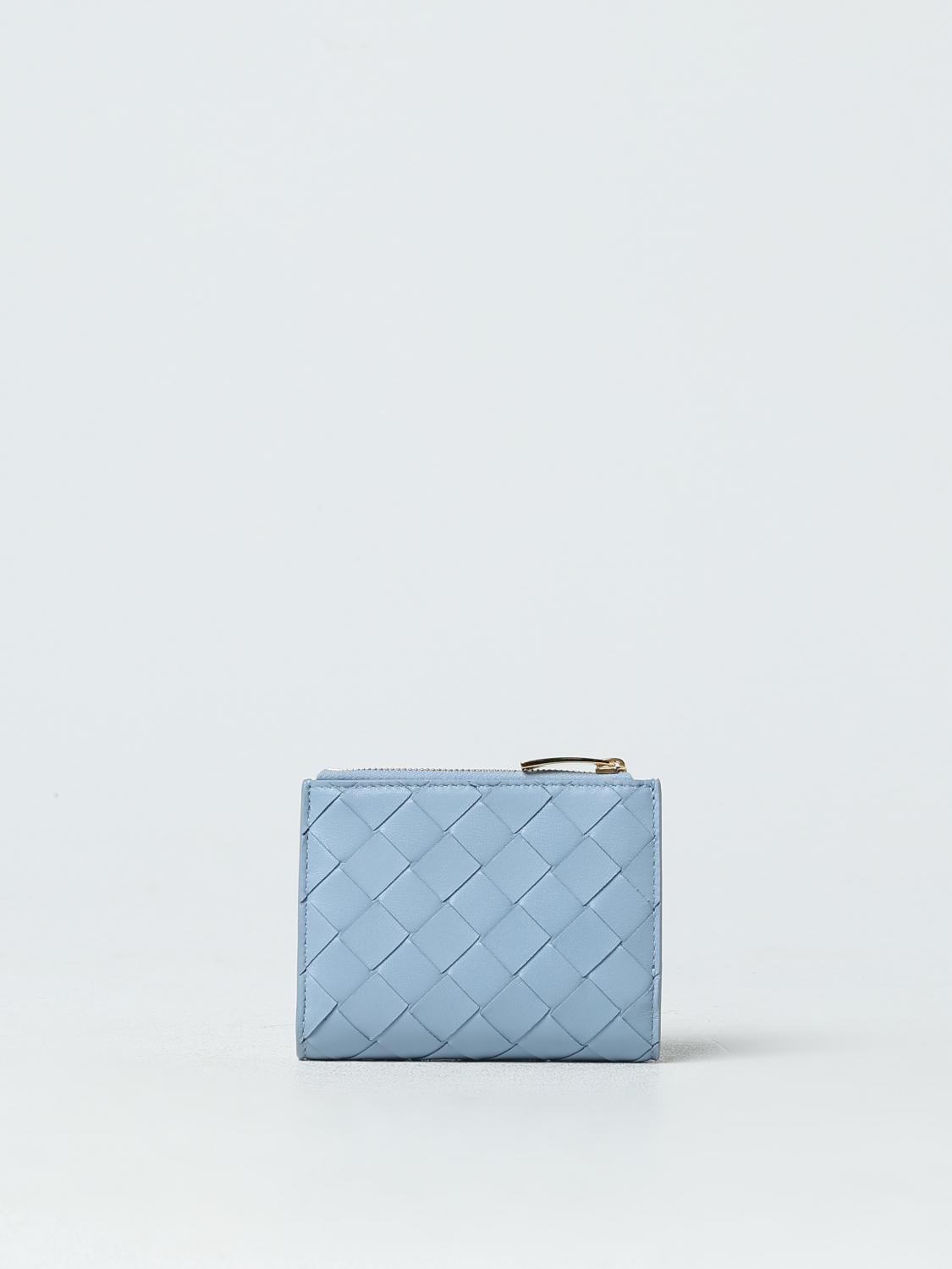 Giglio Portafoglio Intrecciato Bottega Veneta in pelle intrecciata In Vendita
