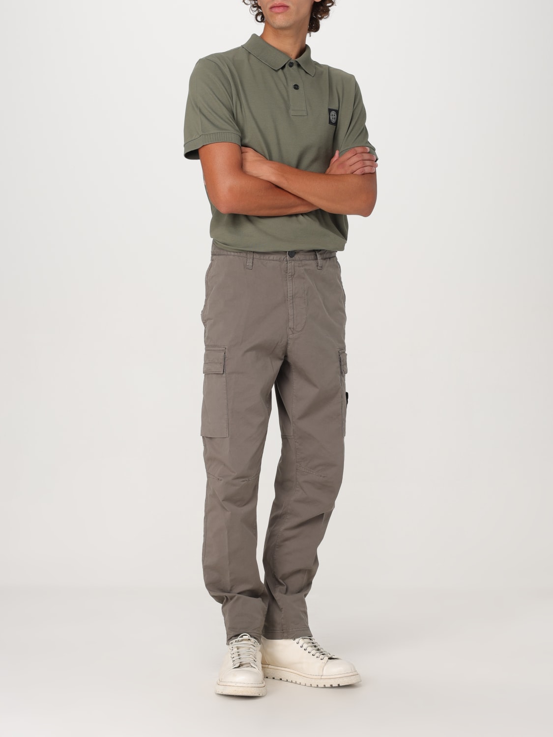 Giglio Polo basic Stone Island in cotone Promozione