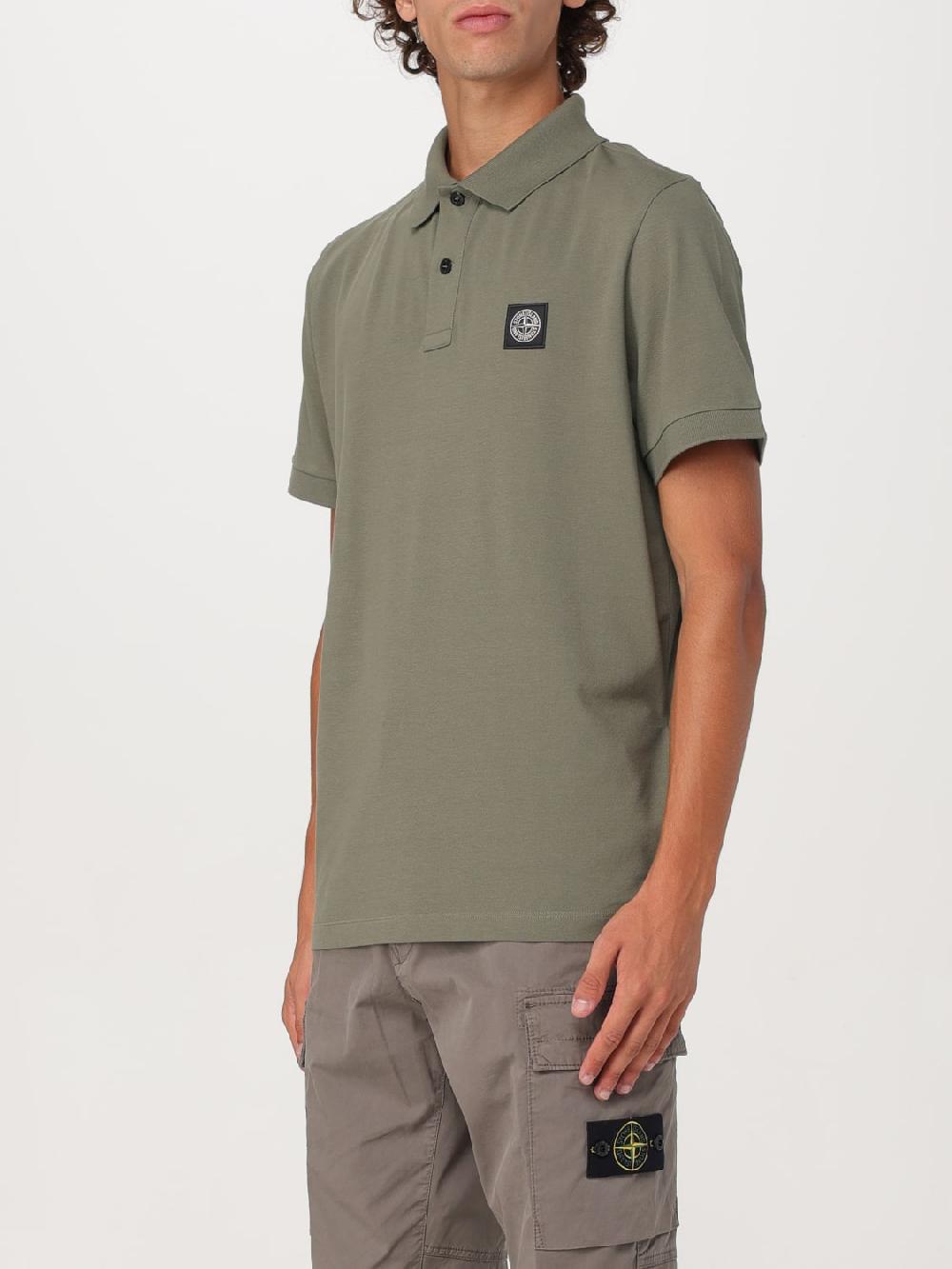 Giglio Polo basic Stone Island in cotone Promozione