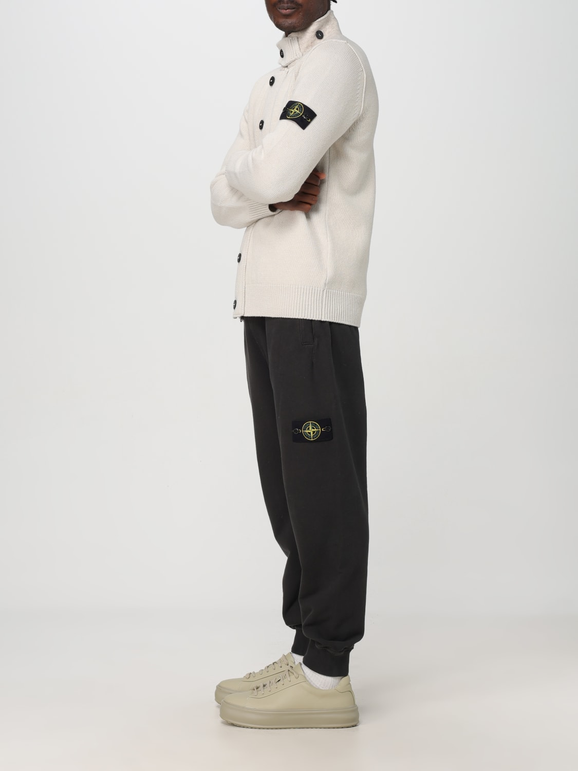 Giglio Cardigan in misto lana con bottoni Stone Island Negozi Online