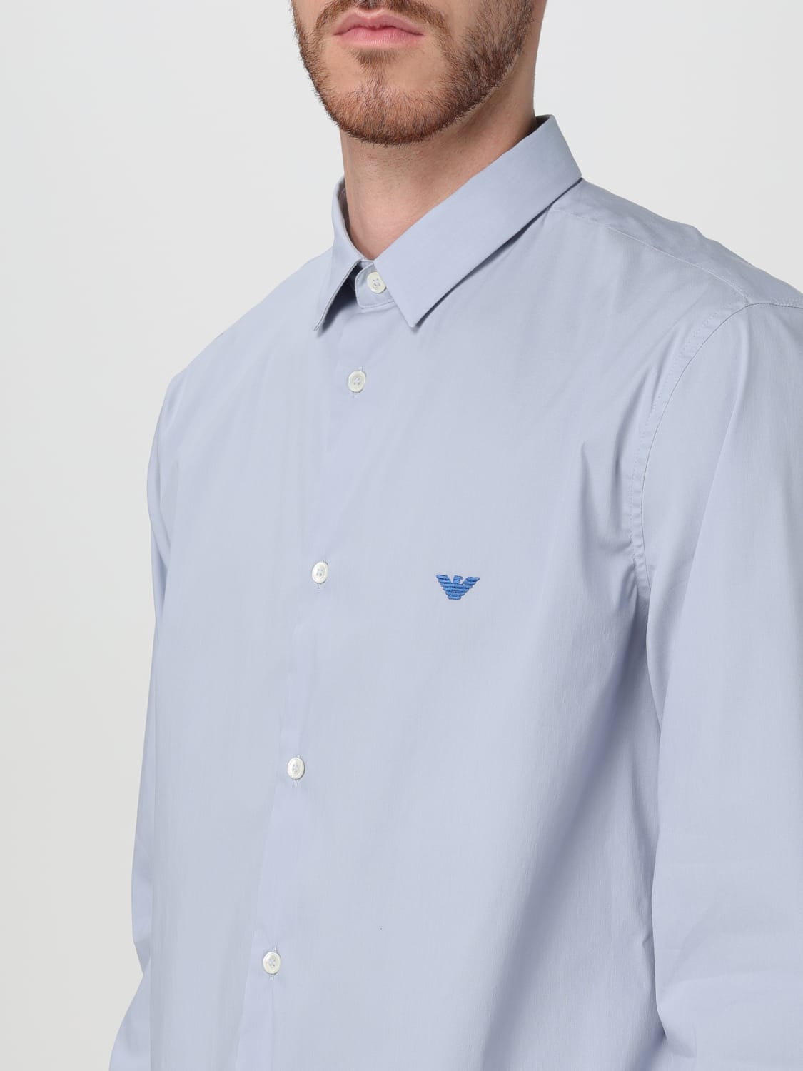 Giglio Camicia in popeline di cotone Emporio Armani Affare Del Giorno