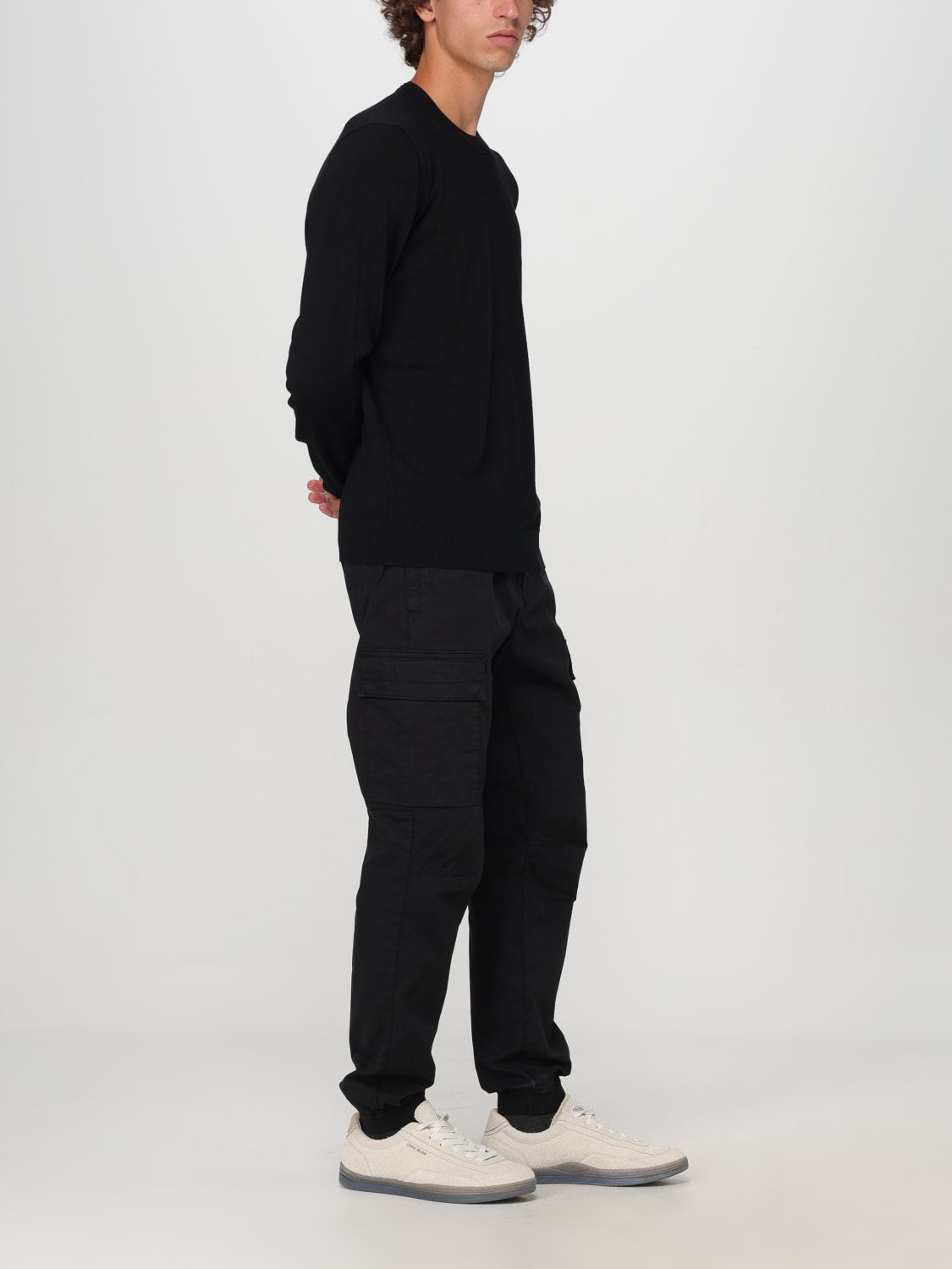 Giglio Maglia basic Stone Island in lana vergine Offerta