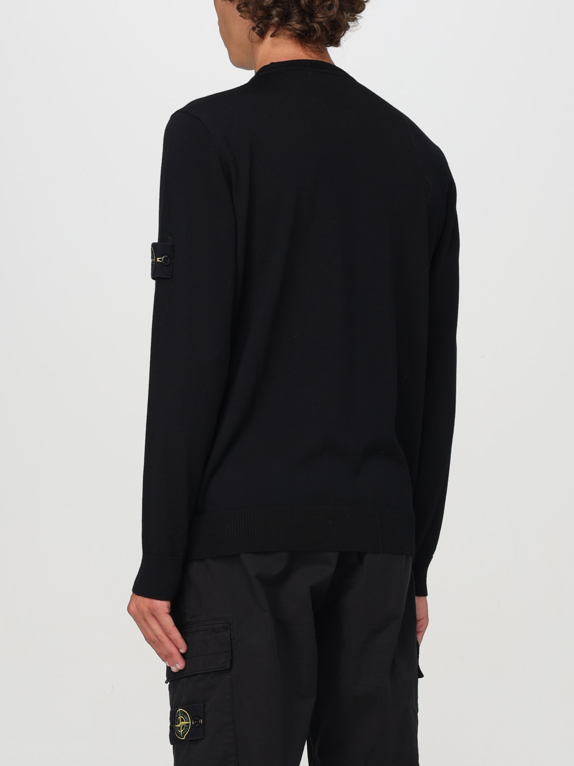 Giglio Maglia basic Stone Island in lana vergine Offerta