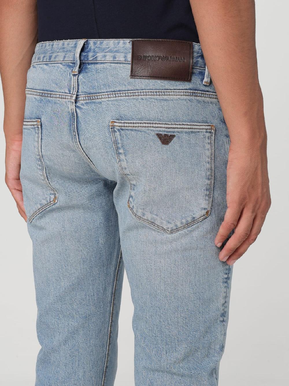 Giglio Jeans Emporio Armani in denim di cotone Saldi
