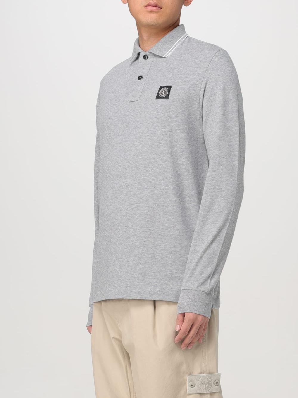 Giglio Polo Stone Island in cotone I Più Venduti
