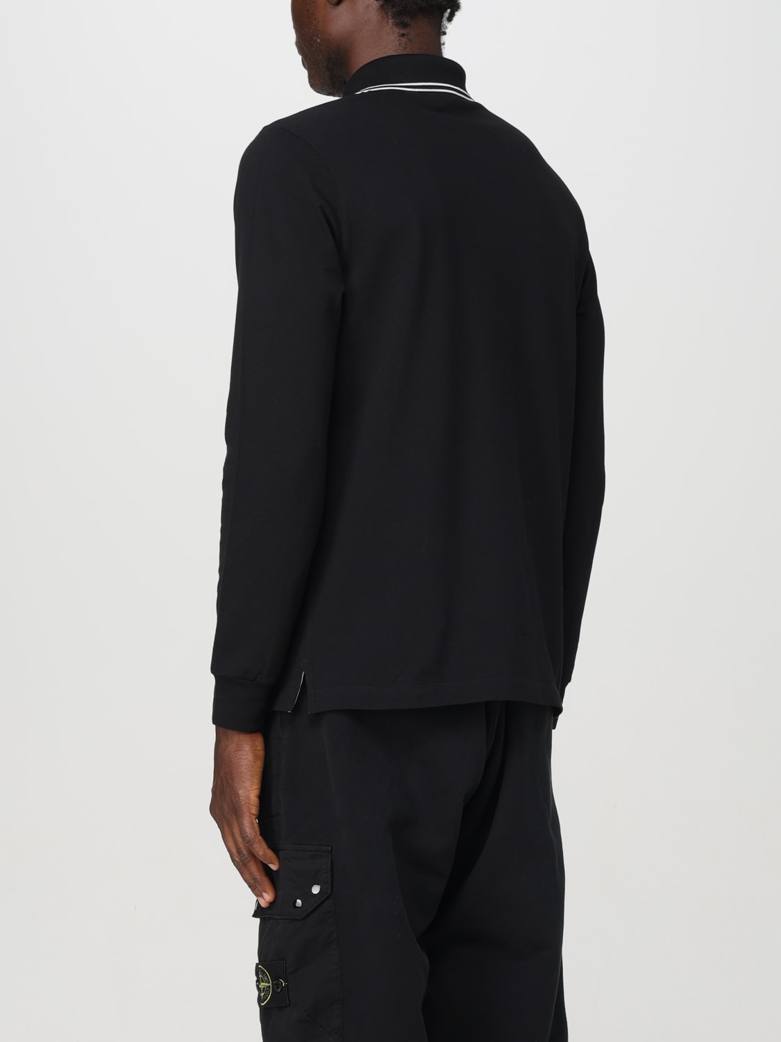 Giglio Polo Stone Island in cotone Vendite Flash