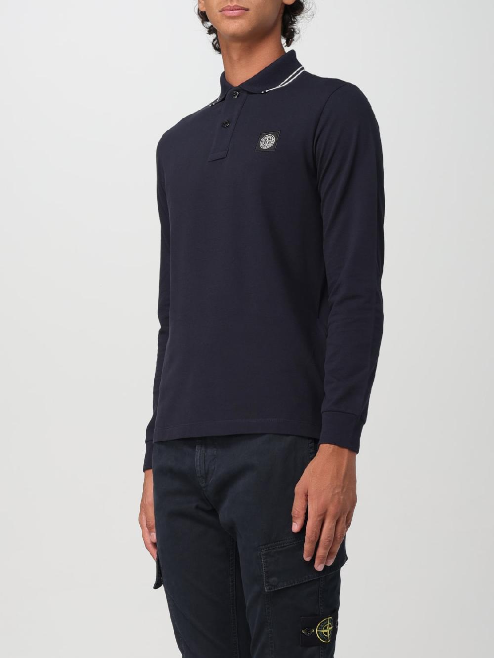 Giglio Polo Stone Island in cotone Negozio