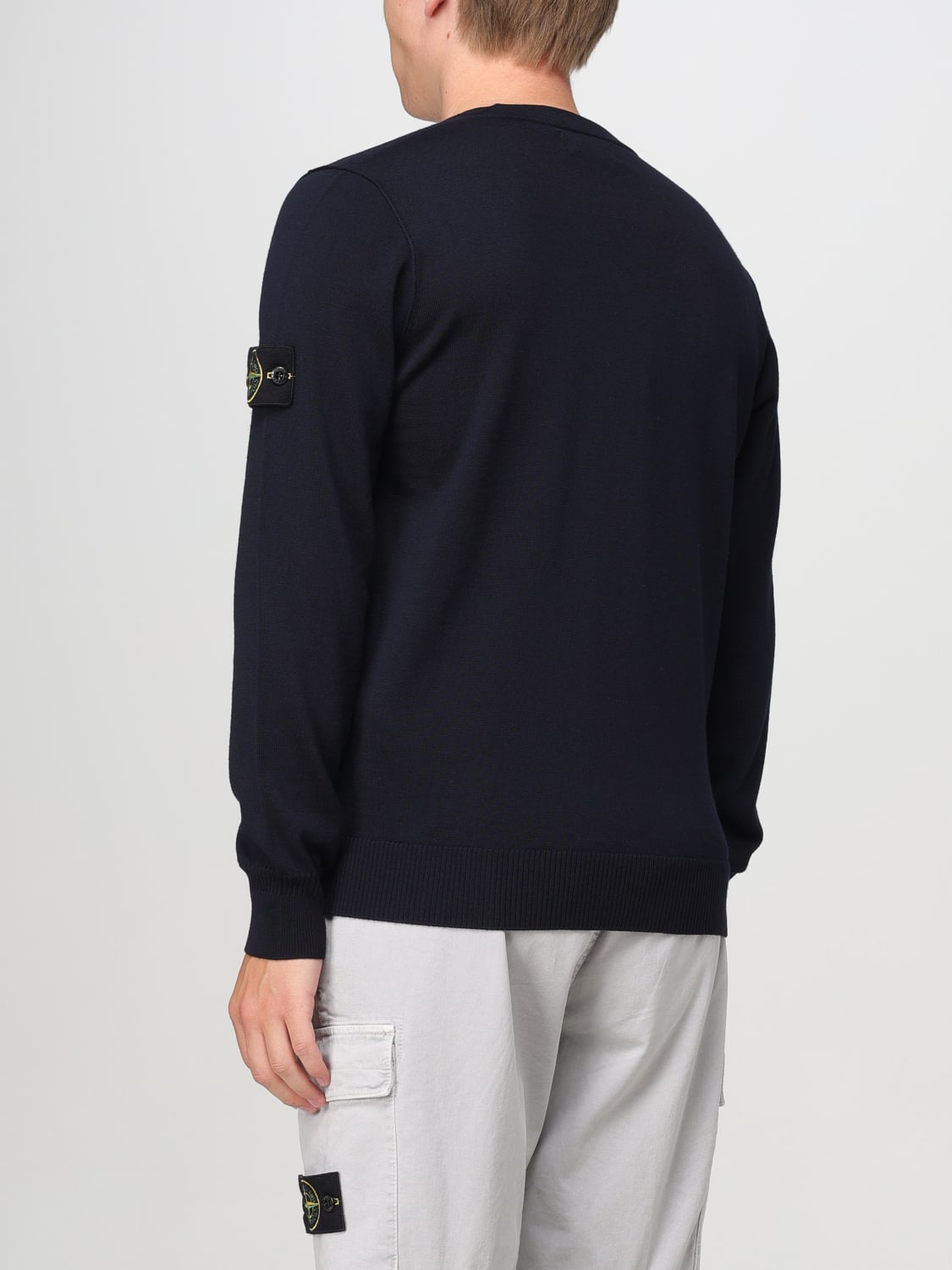 Giglio Maglia a v Stone Island in lana vergine Soddisfazione Garantita