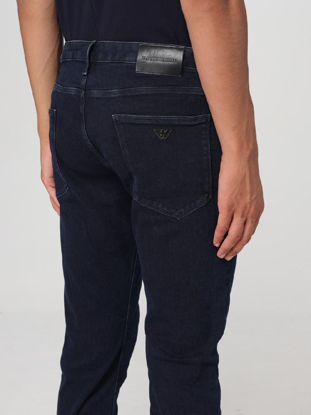 Giglio Jeans Emporio Armani in denim di cotone Consegna Veloce