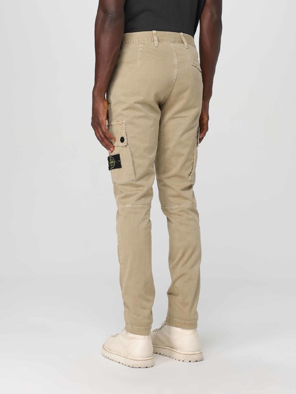 Giglio Pantalone Cargo Stone Island in cotone Promozione Limitata
