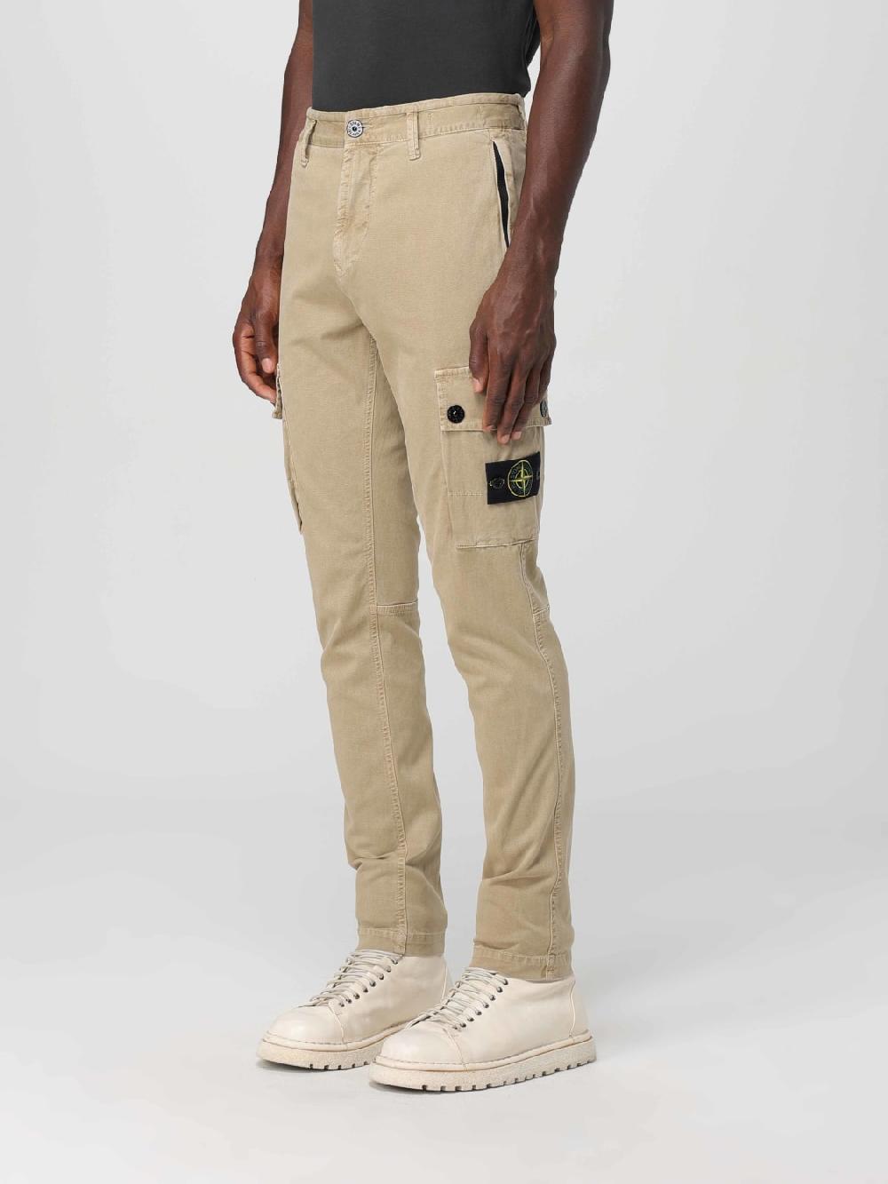 Giglio Pantalone Cargo Stone Island in cotone Promozione Limitata