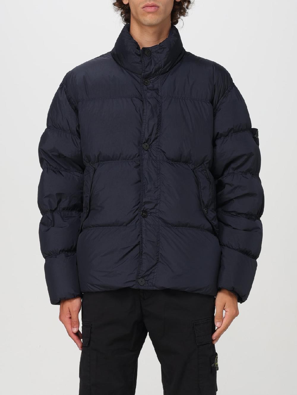 Giglio Piumino corto in nylon Stone Island