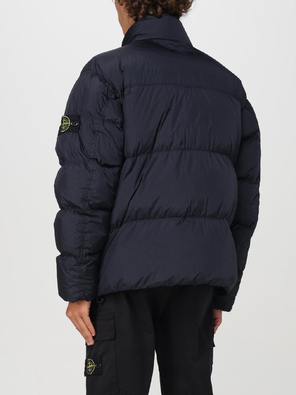 Giglio Piumino corto in nylon Stone Island Trasporto libero internazionale
