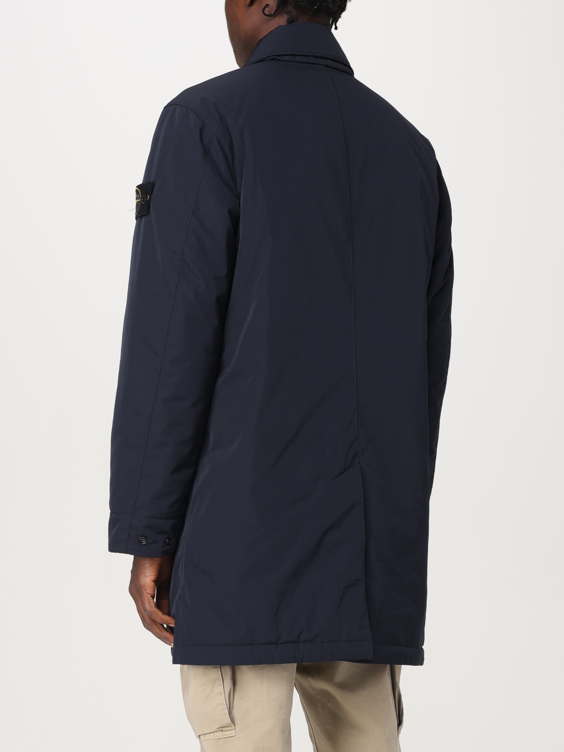 Giglio Cappotto in micro twill Stone Island Economico