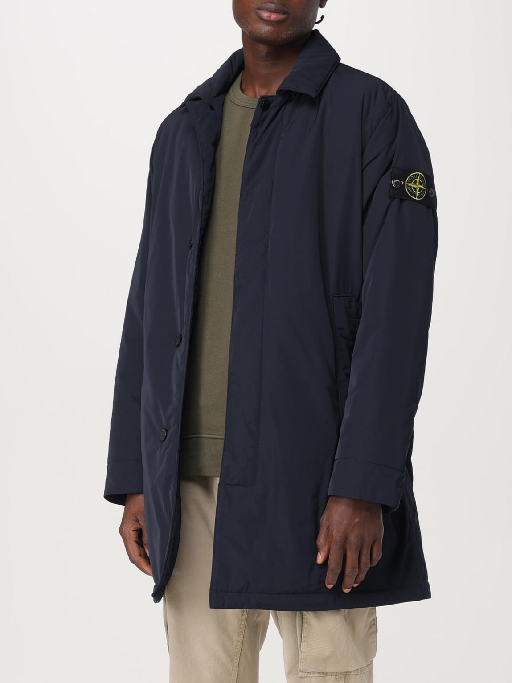 Giglio Cappotto in micro twill Stone Island Economico