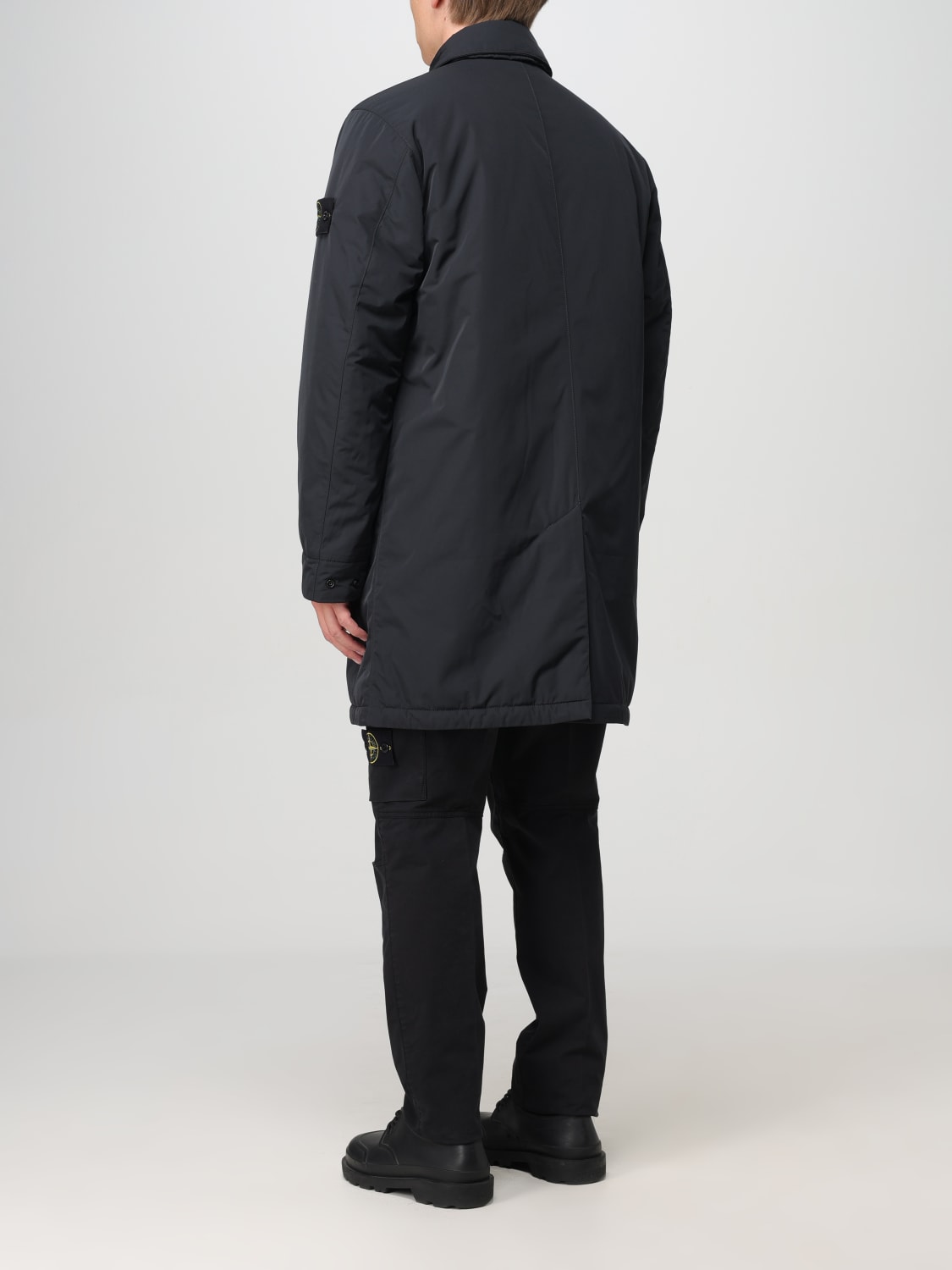 Giglio Cappotto in micro twill Stone Island Online