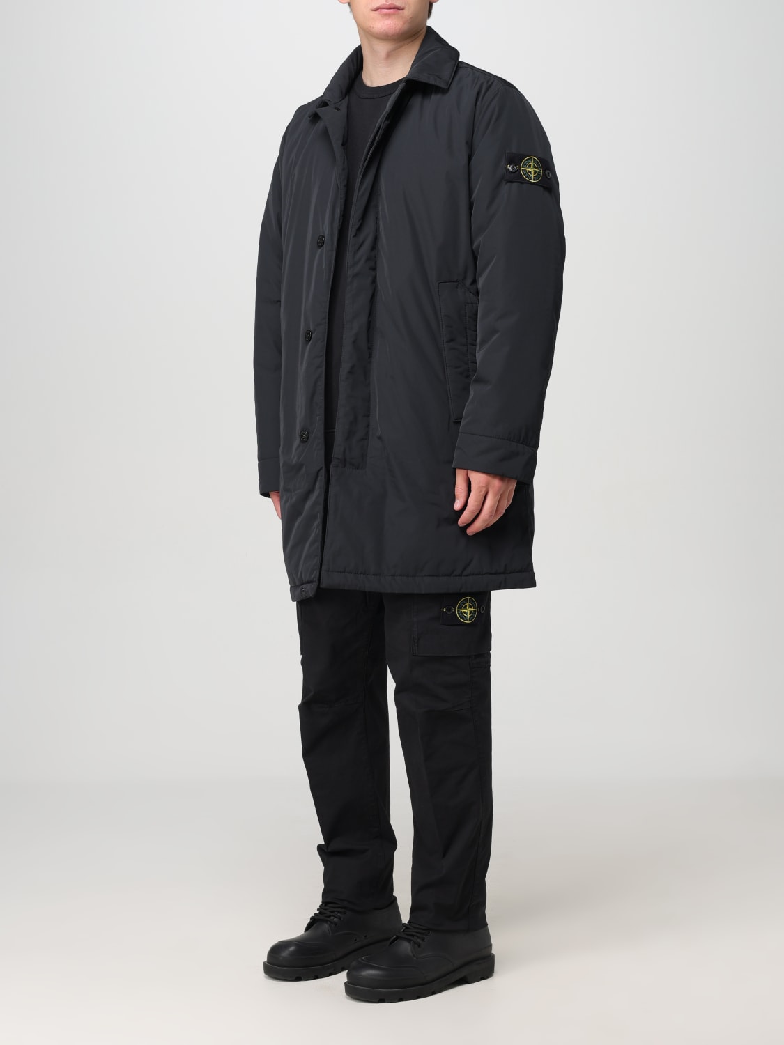 Giglio Cappotto in micro twill Stone Island Online