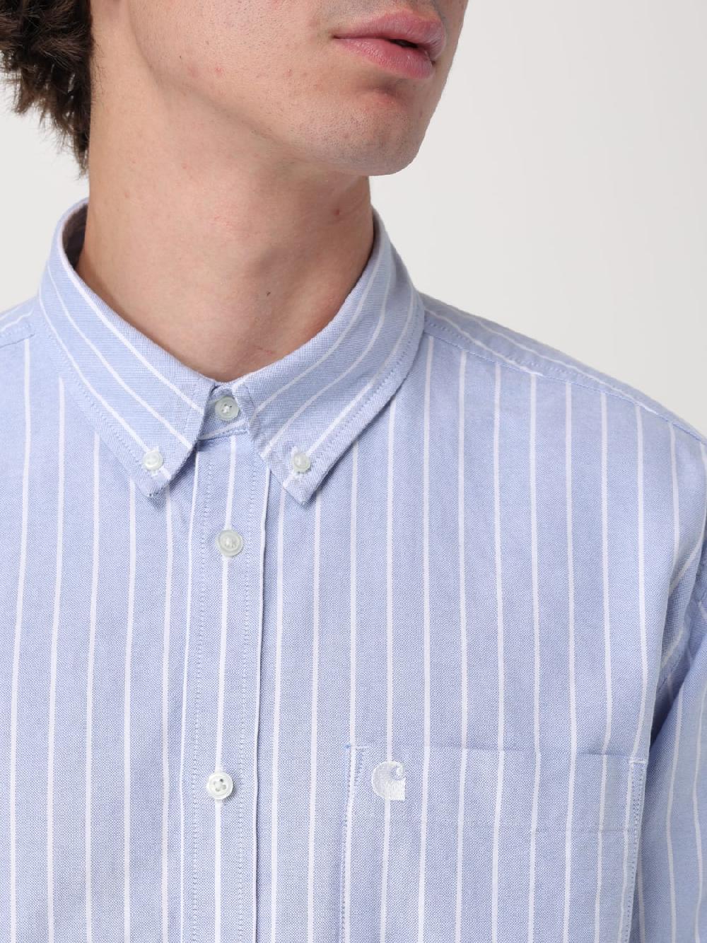 Giglio Camicia Carhartt Wip in cotone a righe Outlet
