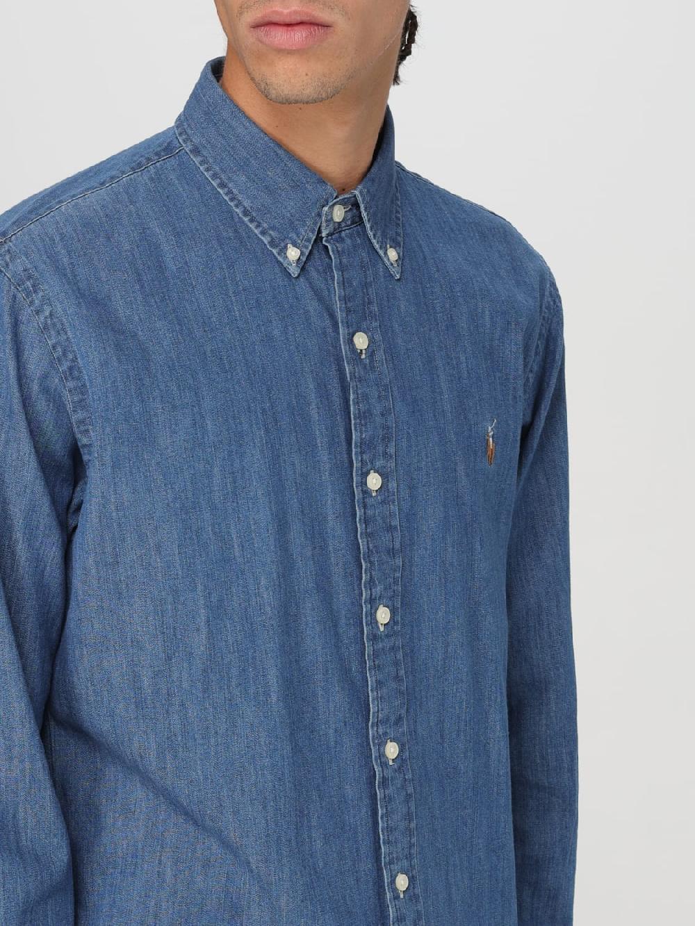 Giglio Camicia di jeans Polo Ralph Lauren Offerte