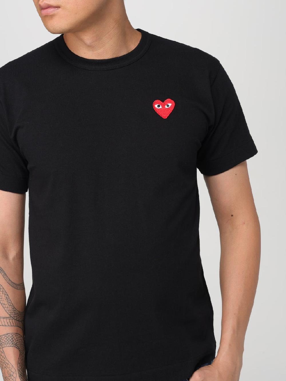 Giglio T-shirt con logo Comme Des Garcons Play In Saldo