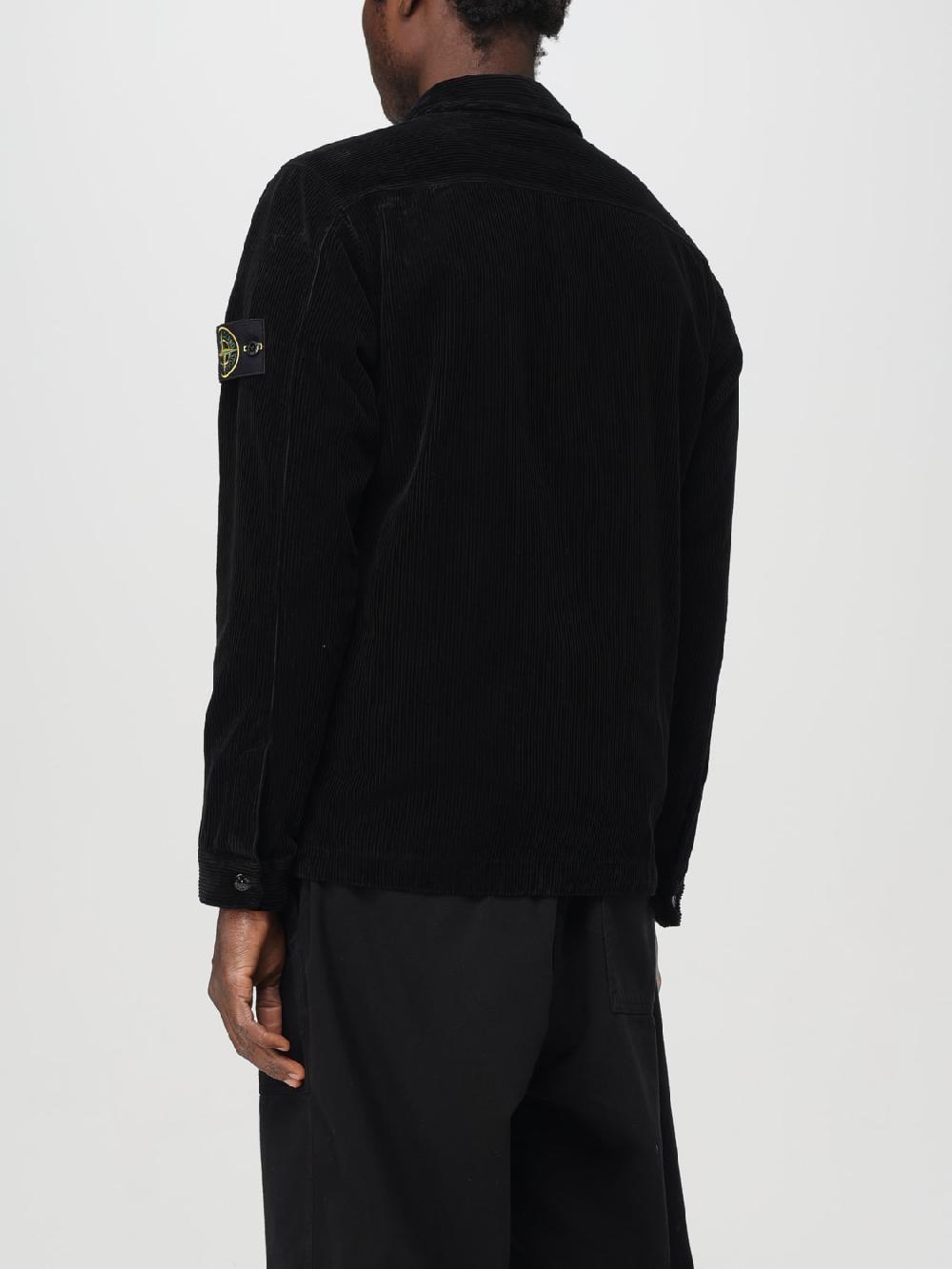 Giglio Giacca-Camicia in velluto Stone Island Vendita