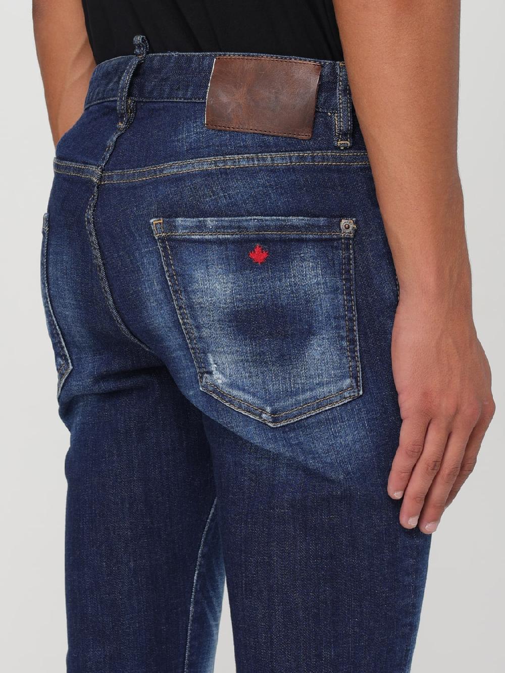 Giglio Jeans Dsquared2 in denim di cotone Soddisfazione Garantita